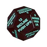 DYNWAVE Workout Game Dice Bodyweight Sports Dice 12 Sided Dice Exercise Decision Dice Fitness Challenge Dice for Teens Beginners, Green