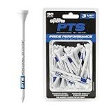 PrideSports PTS Plastic Golf Tees | 30 Count, 3-1/4 Inch | #1 Plastic Tee on Tour | Best for Drivers & Woods