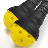 2PCS Pickleball Ball Retriever Silicone Pickleball Picker Upper Fits Any Standard Paddles Elastic and Durable Accessories Picks Up Easily Without Bending Down