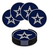 Rico Industries NFL Football Dallas Cowboys Classic Favorites: PVC Coaster Set (4-Pack)