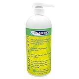 TRISWIM Chlorine Removal Body Wash 32 Fl Oz | Removes Chlorine, Bromine, Hard Water Minerals & Saltwater | Hydrates & Restores Skin | Zen Lime + Mango Scent