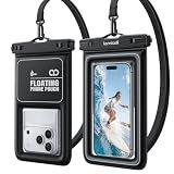 Lamicall IP68 Floating Waterproof Phone Pouch, 2 Pack Waterproof Phone Case