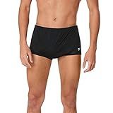 Speedo Men's Swimsuit Square Leg Poly Mesh Training Suit Speedo Black, 32