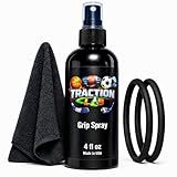 Traction Lab™ 2-in-1 Grip Spray Bundle with Towel & Patella Band | Basketball Shoe Grip Spray, Football Glove Grip Spray & All-Sport Grip Restorer & Enhancer for Soccer, Volleyball & Golf