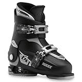ROCES Idea Up Ski Boots Black-Silver Size 19-22
