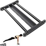 Lifeswell Glute Ham Glider, Multi-Functional Hamstring Roller with Smooth Wheels, V-Bar for Hamstring Curls, Ab Glider Workout & Core Strength Training
