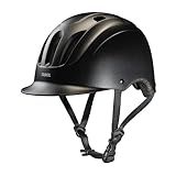 Troxel Sport 2.0 Injection Molded Horse Riding Helmet, Lightweight Adjustable Design, Safety Horseback Riding Gear, Medium (7-7-1/4), Black