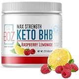Dr. Boz - Keto BHB Powder - Raspberry Lemonade, 20 Servings - Ketones Drink - Increase Energy & Reduce Cravings - Max Strength Dietary Supplement - Quality Tested - Made in The USA - 9.6oz (272g)