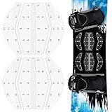 Mellbree Snowboard Stomp Pad, Pro-Grade TPU 3D Anti-Slip Grip for Ultimate Control Cold-Resistant Adhesive Clear Design Keeps Board Graphics Visible Enhanced Traction for Confident Snowboarding