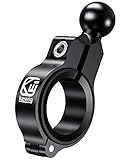 BRCOVAN Aluminum Alloy Mount Base with 0.67'' (17mm) TPU Ball for Handlebar Round Rails Diameter 0.5'' 0.87'' 1'' 1.26''