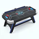 VEVOR 72" Air Hockey Table with LED Lights & Electronic Scorer