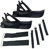 Balance Bike Snow Sledge Board Kit for 12 Inch Scooter & Bicycle, Lightweight Portable Durable Winter Ski Sled Parts for Kids(Black)