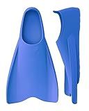 WSTOO Streamlined Training Short Fins - Silicone Swim Flippers for Adults and Youth (Men & Women), Ideal for Swimming, Snorkeling, and Diving