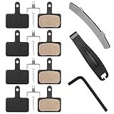 4 Pairs Bike Brake Pads,Bicycle Brake Pads with Installation Tools