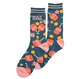 Karma Crew Socks, Cotton Blend Novelty Socks with Fun, Colorful Designs, One Size Fits Most, Pickleball
