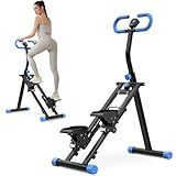 Stair Stepper for Home-Upgrade Vertical Climber Workout Machine for Full-Body Exercise Climber Fitness Equipment with Stable Frame Adjustable Handlebar-Blue