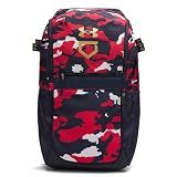 Under Armour Unisex Utility Baseball Backpack Print, (412) Midnight Navy / / Metallic Gold, One Size Fits All