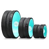 Furnhome Back Roller - Back Wheel for Deep Tissue Massage,Yoga Wheel for Back Pain & Stretching- Comfy Deep Tissue Massage Roller (3-Pack)