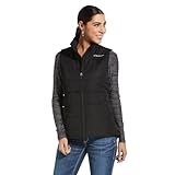 ARIAT Womens Wms Crius Ins Black Vest, Black, Large US