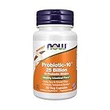 NOW Foods Supplements, Probiotic-10™, 25 Billion, with 10 Probiotic Strains, Dairy, Soy and Gluten Free, Strain Verified, 50 Veg Capsules