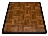 SnapLock Portable Dance Floor Kit, 3'x3', Oak Finish, 9 Sq Ft