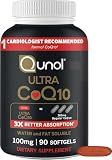 Qunol Ultra CoQ10 100mg, 3X Better Absorption, Antioxidant, 90 Softgels