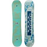K2 Lil Kat Youth All-Mountain Snowboard - Soft Flex, Easy Turns, Confidence Building - Park, Cruising, 90cm