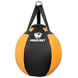 PROLAST Wrecking Ball Heavy Punching Bag for Adults, Hook and Uppercut, Body Snatcher, Boxing, MMA, Muay Thai Training Equipment, Filled, 65 lbs, Rhino Yellow