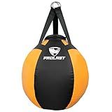 PROLAST Wrecking Ball Heavy Punching Bag for Adults, Hook and Uppercut, Body Snatcher, Boxing, MMA, Muay Thai Training Equipment, Filled, 65 lbs, Rhino Yellow
