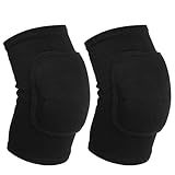 Aiyorse 1 Pair Volleyball Elbow Pads, Arm Brace Pads Elbow Protector Strap Support Fitness Arm Protector Compression Breathable with Padded for Men and Women (Black, S, Suitable weight:110-176lb)