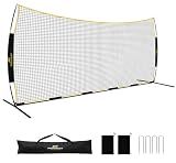 PodiuMax 16x10FT Backstop Net for Lacrosse & Baseball & Soccer Barricade