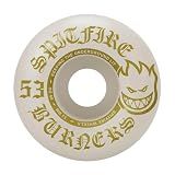 Spitfire Skateboard Wheels Burners 53mm 99A White/Gold