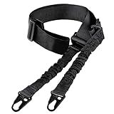 Bengor Two Point Traditional Sling with Adjustable Extra Long Metal Hook Rifle Sling