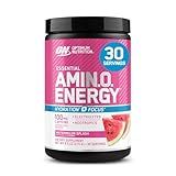 Optimum Nutrition Amino Energy Powder Plus Focus, with BCAA, Electrolytes, and Caffeine, Watermelon, 30 Servings (Packaging May Vary)