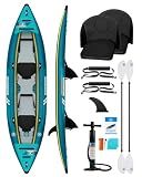 OCEANBROAD Inflatable Sit-in Kayak(NO HIN), 1 Person/2 Person Touring Kayak