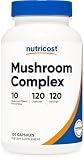 Nutricost Mushroom Complex Supplement, 120 Capsules for 120 Servings