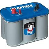 OPTIMA Batteries High Performance D34M BlueTop Dual Purpose Deep Cycle and Starting Sealed AGM Boat and RV Battery, 750 CCA, Dual Terminal, Maintenance Free, Versitile Mounting