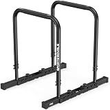 Sportsroyals Adjustable Dip Bar for Home,600lbs Cap Calisthenics Equipment