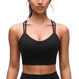 CRZ YOGA Softness Mold Butterluxe Sports Bras Black Large
