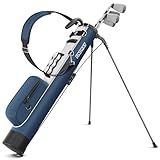 Findway Golf Stand Bag, Small Golf Bag for The Driving Range, Par 3 and Executive Courses, Lightweight Golf Club Carry Bag with Ball Holder and Pockets for Men Women