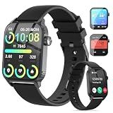 Smart Watch for Men, 120 Sports Modes Smartwatch with 1.83" HD, Alexa Built-in, Heart Rate/Sleep Monitor, IP67 Waterproof, Bluetooth Call & Music Control Fitness Watch for iPhone/Android (Black)