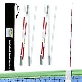 BOARDEE Multi-Foldable Volleyball Antenna Set – Portable Fiberglass Net Antennas for Indoor & Beach Volleyball – Regulation Referee Equipment – Travel-Friendly -Only Fiberglass Antennas (No Sleeves)