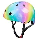 Toddler Helmet, Bienbee Kids Bike Helmet Skateboard Helmets for Bicycle Balance Bike Scooter for Girls Kids Age 3-5-8-17 Years,Colorful Unicorns S