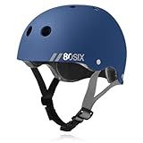 80SIX Triple Certified Multisport Helmet - Ideal for Bike, Scooter, Skateboard, Roller Skate and Inline Skate