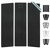 Surf Squared 3-Piece Surfboard Traction Pad – Arch, Flat & Front Options for Max Grip – Strong 3M Adhesive – Fits Shortboards, Fish, Longboards, SUPs & Skimboards – Stomp or Deck Pad