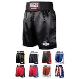 Ringside Pro-Style Boxing Trunks, Black, Medium