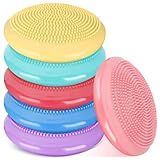 Amylove 6 Pcs Wiggle Seat Inflated Wobble Cushion for Sensory Kid 13 Inch Balance Disc Kids Flexible Seating Exercise Sensory Pad Chair Cushion for Classroom Office School(Spiked,Macarons)