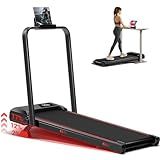 3-in-1 Portable Under Desk Treadmill, 17% Incline Walking Pad Treadmills for Home and Office, Folding Treadmill with 2.5 HP Quiet Brushless, 300 LBS Capacity