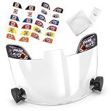 Clear Football Visor for Youth & Adult, Anti-Fog, Fits Most Helmets