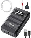 Pawfly Ultra Quiet Live Bait Aerator Electric Type-C Rechargeable Battery Air Pump for 5-20 Gallon Bait Bucket 25 GPH Portable Battery Powered Oxygen Pump Outdoor Fishing Power Outage
